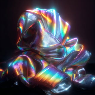 Prismsmoke style, Midjourney V7: creative pattern composition