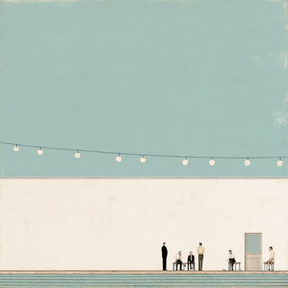 The Chalk Horizon Archive style, Midjourney V7: creative pattern composition