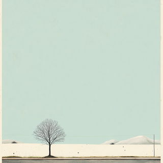 The Chalk Horizon Archive style, Midjourney V7: realistic landscape photograph of quiet dawn