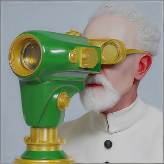 Glossbaroque style, Midjourney V7: editorial illustration for popular scientific magazine cover