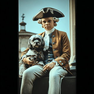 Atlascreen style, Midjourney V7: classical 18th-century oil painting