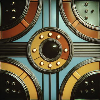 Atlascreen style, Midjourney V7: creative pattern composition