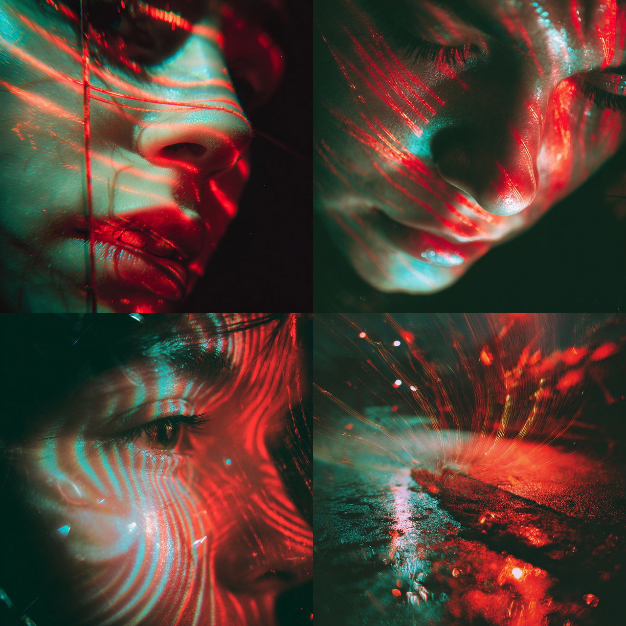 Neonblur Entomographica style, Midjourney V7, render 1 of 4