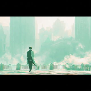 Mintgas Branchwork style, Midjourney V7: cinematic shot from sci-fi movie