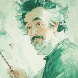 Mintgas Branchwork style, Midjourney V7: classical 18th-century oil painting