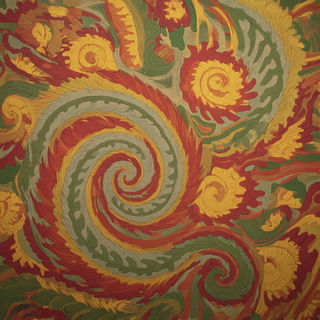 Rotocel Hinterland style, Midjourney V7: creative pattern composition