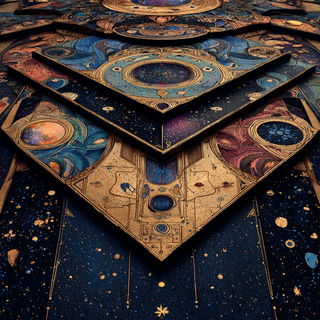 Aureochrome style, Midjourney V7: abstract 3D render