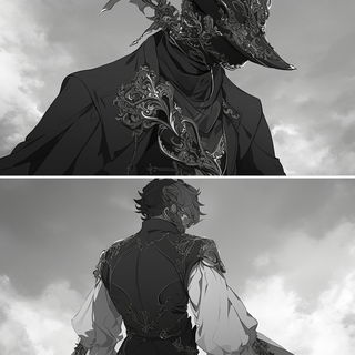 Malachite Cutrelief style, Midjourney V7: black-and-white manga comic strip