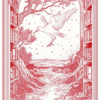 Crimson Folio style, Midjourney V7: Midlibrary