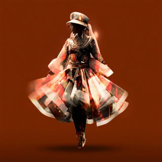 Vitreopulmonary style, Midjourney V7: traditional folk art
