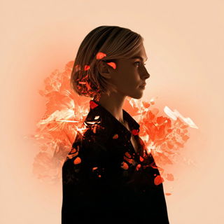 Vitreopulmonary style, Midjourney V7: photographic portrait of female protagonist