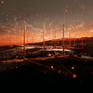 Vitreopulmonary style, Midjourney V7: technical infrastructure blueprint schematics