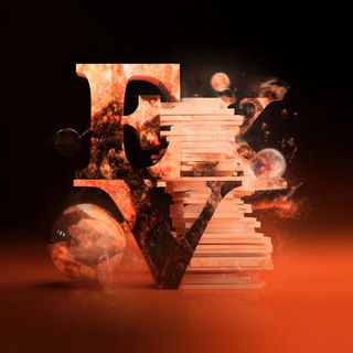 Vitreopulmonary style, Midjourney V7: typographic composition with large letters
