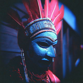 Neon Slipglaze style, Midjourney V7: traditional folk art