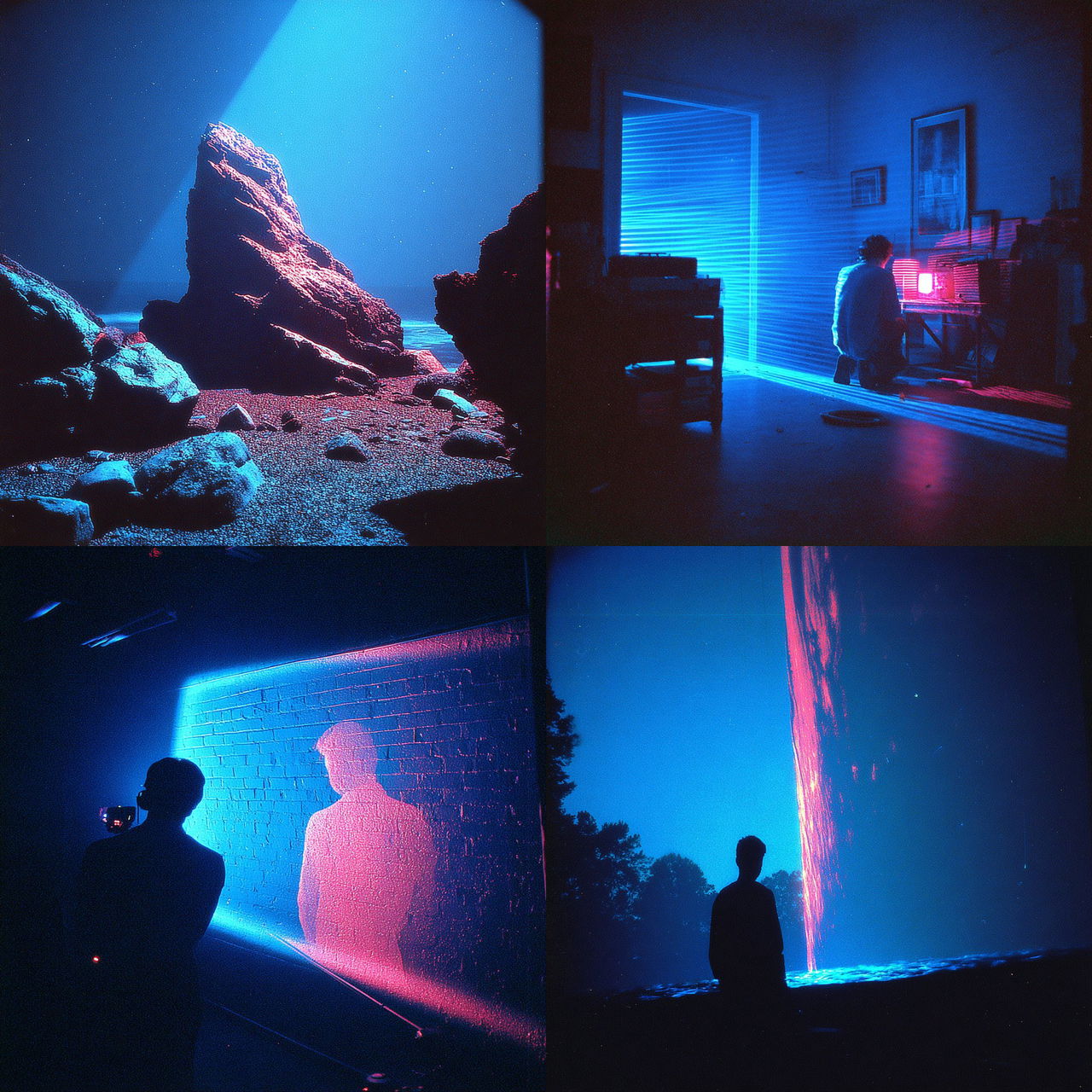 Neon Slipglaze style, Midjourney V7, render 1 of 4
