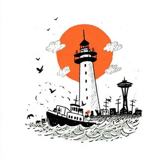 Frostscratch Mythocomics style, Midjourney V7: bold minimalist logo design for Istanbul city municipal services