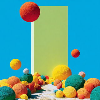 Cloudhead Casebinding style, Midjourney V7: abstract 3D render