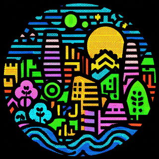 Iconocircuit style, Midjourney V7: bold minimalist logo design for Istanbul city municipal services