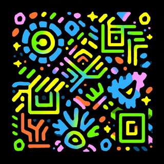 Iconocircuit style, Midjourney V7: creative pattern composition