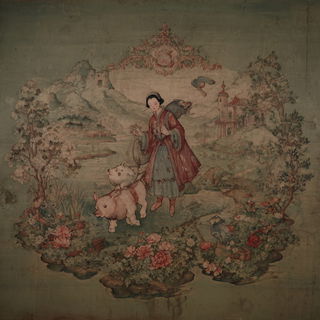 Mistcartouche style, Midjourney V7: retro fairy-tale illustration