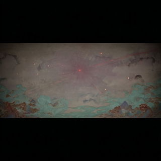 Mistcartouche style, Midjourney V7: cinematic shot from sci-fi movie