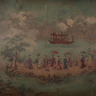 Mistcartouche style, Midjourney V7: classical 18th-century oil painting