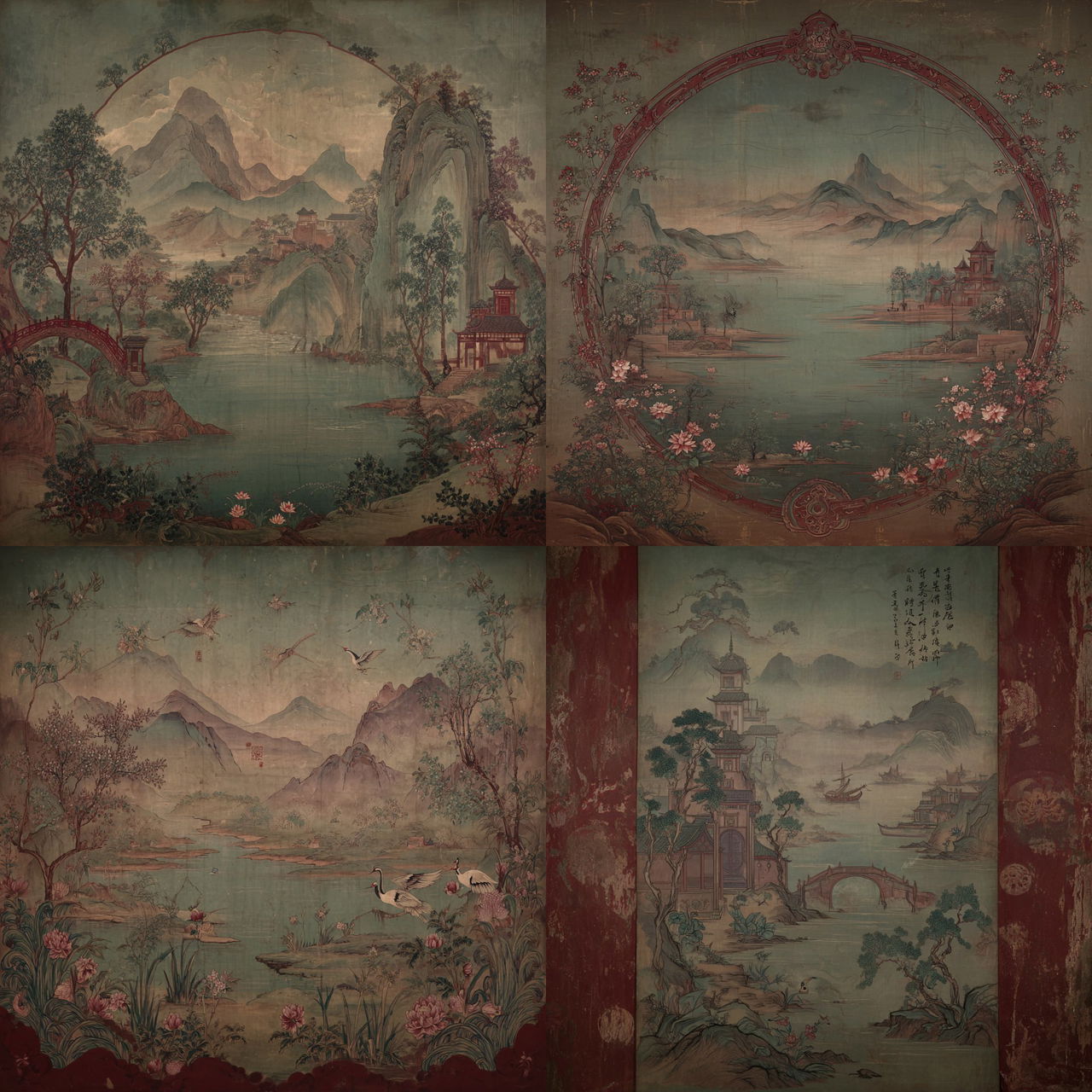Mistcartouche style, Midjourney V7, render 1 of 4