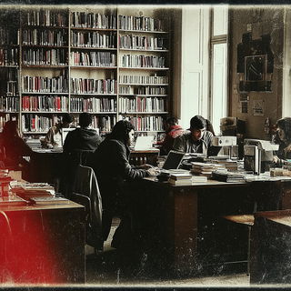 Sepulchral Film Montage style, Midjourney V7: Midlibrary