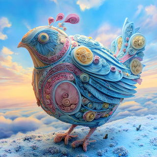 Shellbark Folklore style, Midjourney V7: traditional folk art
