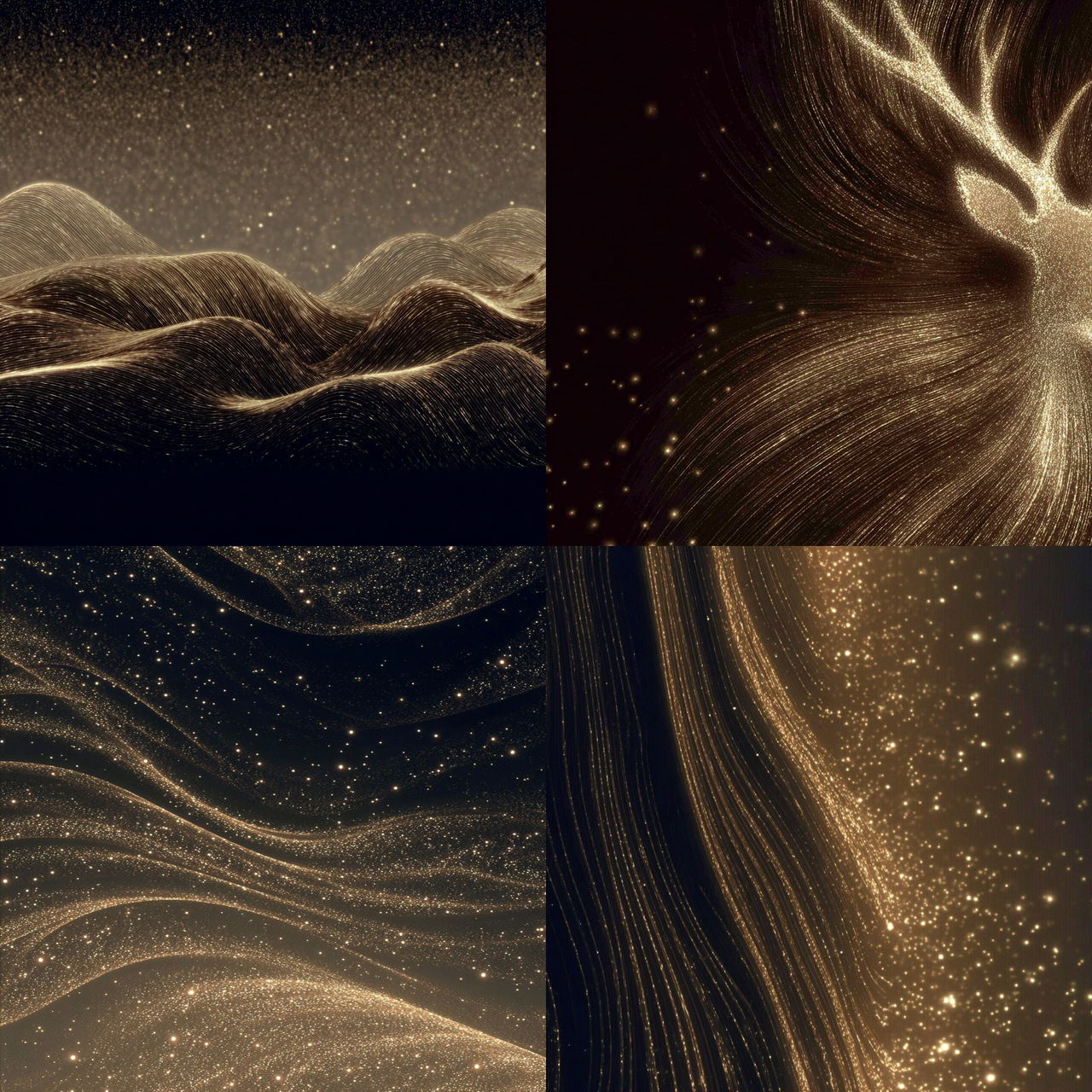 Orbric Haloism style, Midjourney V7, render 1 of 4