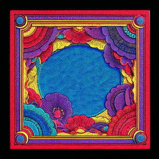 Mandala Cartogram style, Midjourney V7: classical 18th-century oil painting