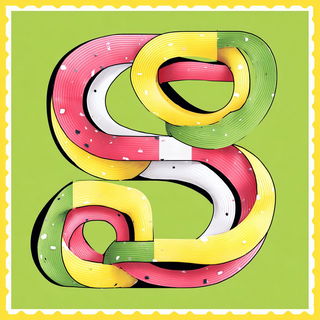 The Yellow Margin Studio style, Midjourney V7: abstract 3D render