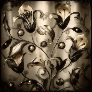 Sepulcher Velvetism style, Midjourney V7: creative pattern composition