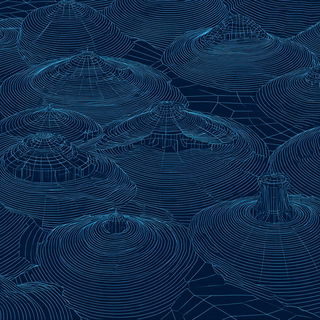 Terrapin Scanlands style, Midjourney V7: megacity with futuristic bioarchitecture