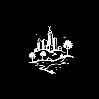 Moonkiln Blackware style, Midjourney V7: bold minimalist logo design for Istanbul city municipal services