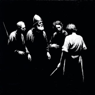 Moonkiln Blackware style, Midjourney V7: classical 18th-century oil painting