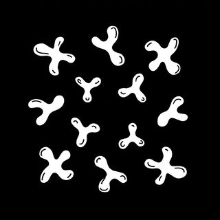Moonkiln Blackware style, Midjourney V7: creative pattern composition