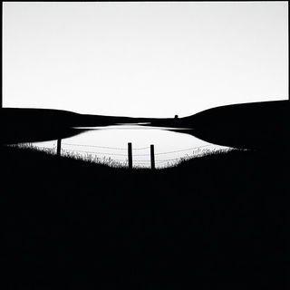 Moonkiln Blackware style, Midjourney V7: realistic landscape photograph of quiet dawn