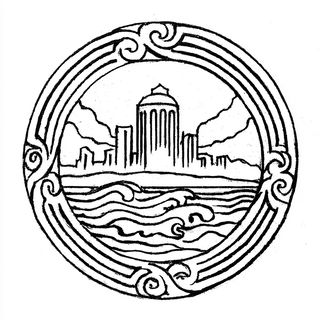 Tidebound Classicism style, Midjourney V7: bold minimalist logo design for Istanbul city municipal services