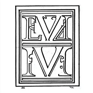 Tidebound Classicism style, Midjourney V7: typographic composition with large letters