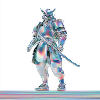 Chromafjord style, Midjourney V7: concept art character design of retropunk steam knight