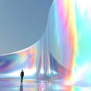 Chromafjord style, Midjourney V7: cinematic shot from sci-fi movie