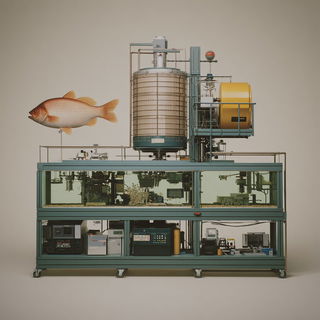 Motelsaurica style, Midjourney V7: editorial illustration for popular scientific magazine cover