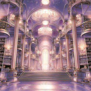 Collage Celestial Palaces style, Midjourney V7: Midlibrary