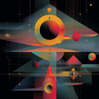 Penumbracircuit style, Midjourney V7: editorial illustration for popular scientific magazine cover