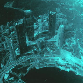 Infrared Midwayism style, Midjourney V7: megacity with futuristic bioarchitecture