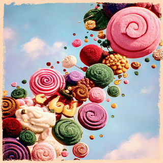Turquoiseraphic style, Midjourney V7: abstract 3D render