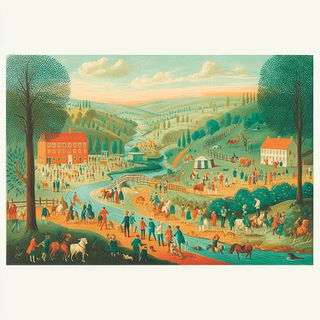 Junglebaroque style, Midjourney V7: classical 18th-century oil painting