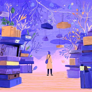 Crayon Cosmogony style, Midjourney V7: Midlibrary