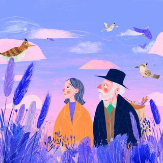 Crayon Cosmogony style, Midjourney V7: traditional folk art